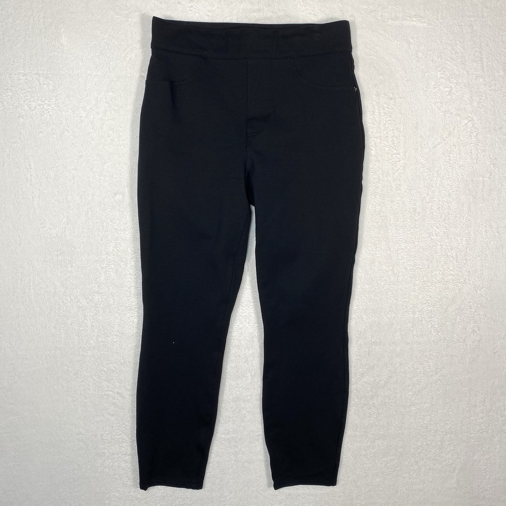 Spanx The Perfect Pant Ankle Skinny Black Ponte M Medium Office Siren